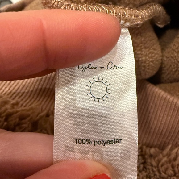 Rylee + Cru Tan Fleece Jacket - Picture 4 of 4